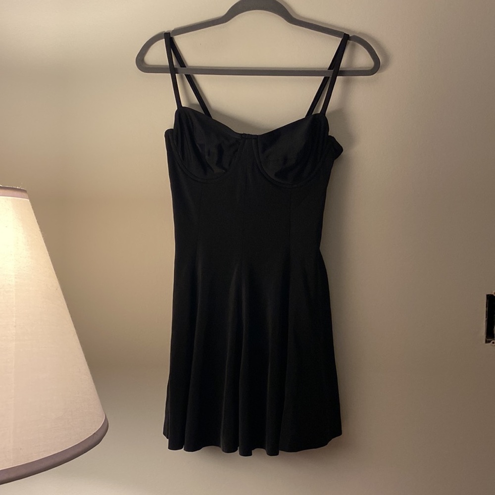 Norma Kamali black swimdress